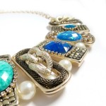 Odyssey Glam GemStone Bib Necklace